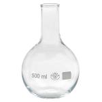 Ballon à juge fond plat 500 ml en verre