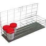 portoir pour les flacons en inox 12 puits