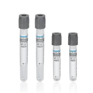 Tube sous vide Fluore de Potassium 4 ML en plastique
