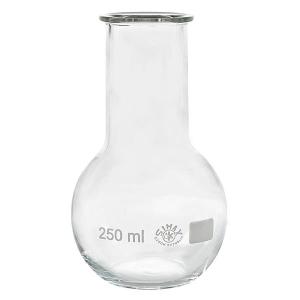 Ballon à juge fond plat 250 ml en verre