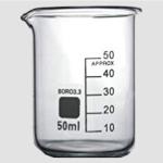 Becher 50ml en verre