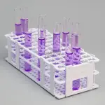 Portoirs 90 trous pour tube à hémolyse en plastique